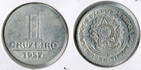 V274-1 - 1,00 1957 - Tiragem  BAIXA 11.849.000 -