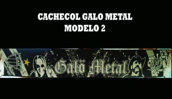 Galo Metal - Cachecol Modelo 02