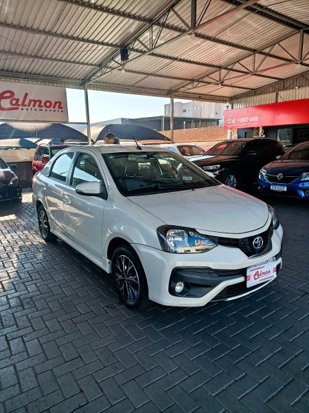 ETIOS PLATINUM SEDÃ 1.5 FLEX AUTOMÁTICA 2018 BRANCA