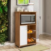 Balcao NT 3075 1P1N2Cestos Freijo Trend.Branco New Notavel