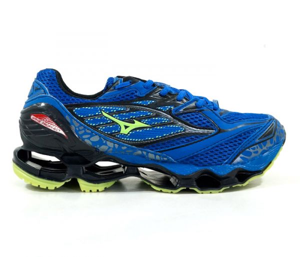 Tênis Mizuno Wave Prophecy 6 Azul e Verde