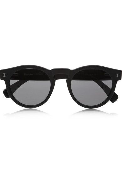 ILLESTEVA Leonard round-frame acetate sunglasses