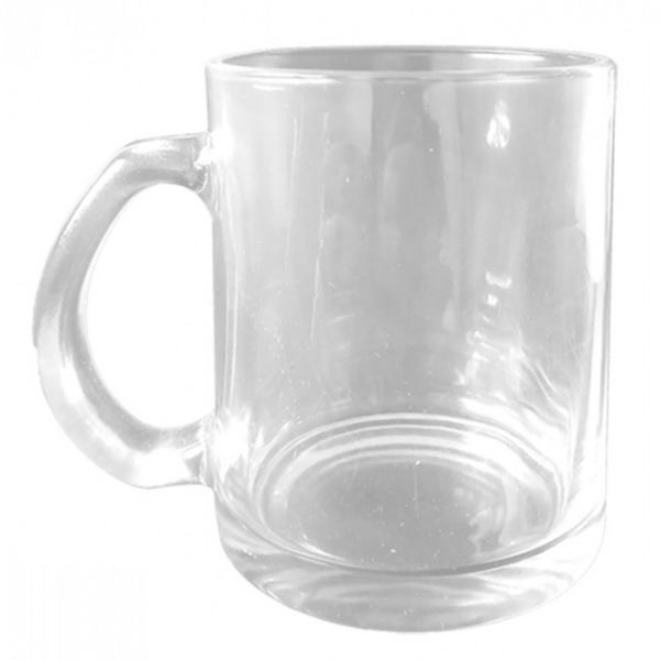 CANECA DE VIDRO 325ML TRANSPARENTE PARA SUBLIMAÇÃO IMPORTADA AAA