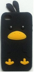 CASE PINTINHO PRETO PARA IPHONE 4 E 4S