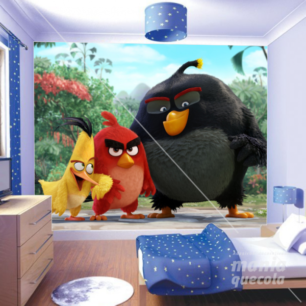 Adesivo de Parede Angry Birds