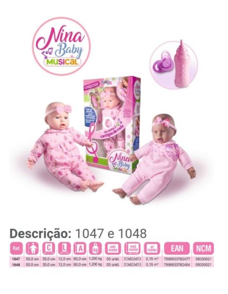 Boneca Nina Musical