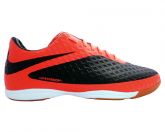 Chuteira Futsal Nike Hypervenom Preto e Laranja MOD:11261