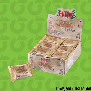 Doce de Leite Puro Diet 25 Gramas Display 24Unid Hué