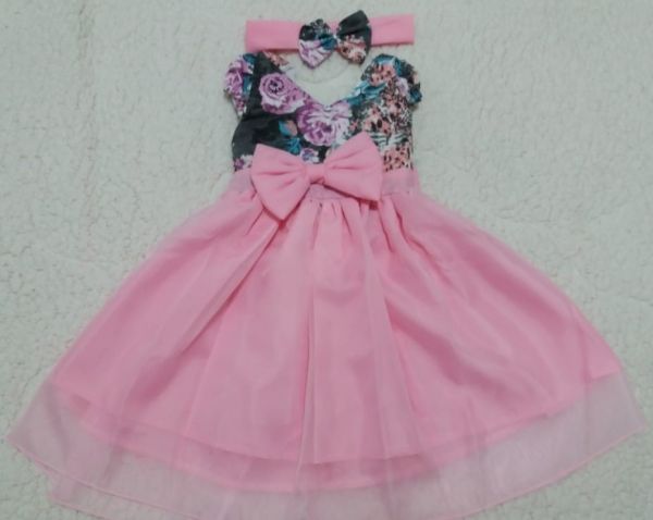 Vestido Rosa Floral