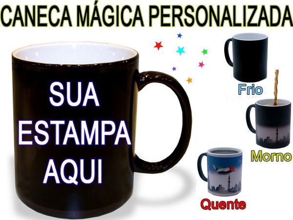Caneca mágica preta