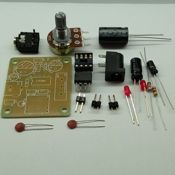 KIT Amplificador de Áudio LM386
