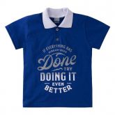 Camiseta Gola Polo Menino Estampada 7120