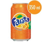 Fanta Laranja Lata 350ml