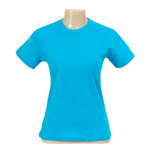 Camiseta baby look azul bebe personalizada