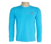 Camisa Manga Longa Hollister Azul Bebê MOD:76970 [Réplica]