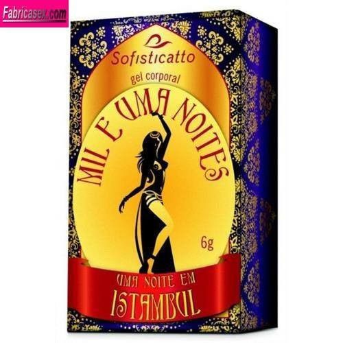 Gel de Lubrificante Anal Neutro Mil e Uma Noites Istambul 6g Sofisticatto