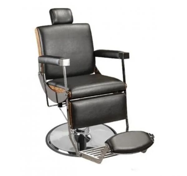 Cadeira Poltrona Barbeiro Salão Reclinável Imperador
