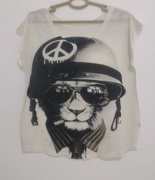 (012) T SHIRT GATO MILITAR