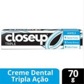 CREME DENTAL CLOSEUP TRIPLE HORTELA 70 GRS