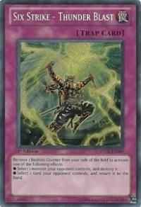 Six Strike - Thunder Blast STOR-EN089 - Secret Rare