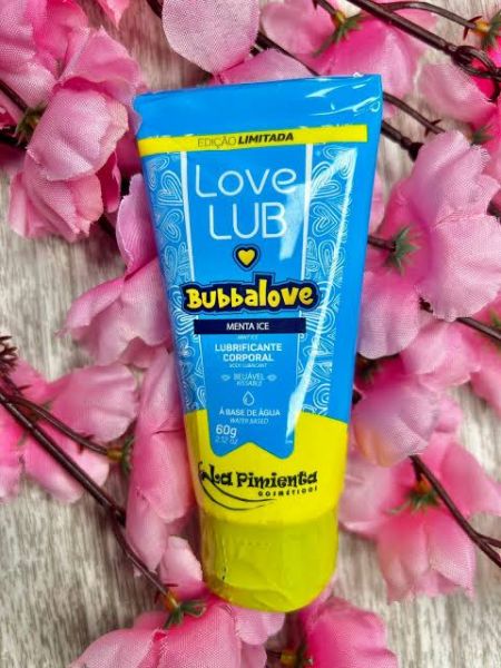 LUBRIFICANTE BUBBALOVE BEIJÁVEL MENTA ICE 60G