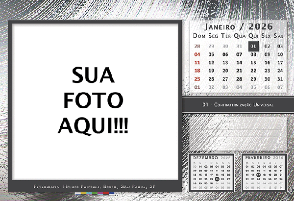 CALENDÁRIO DE MESA 2026 - PACK5