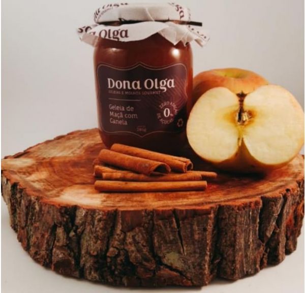 Geléia de maçã com canela