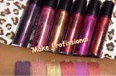6 unidades - Batom Matte Metalizado - Shine`s