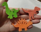Dinossauros Coloridos (36 Adesivos)