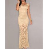 Maxi - Vestido - Poliéster - Forrado #02135930