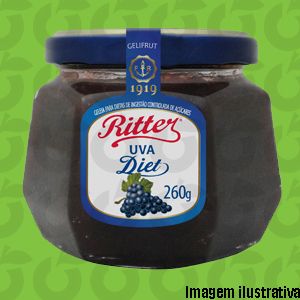 Geleia Diet de Uva 260 Gramas Ritter