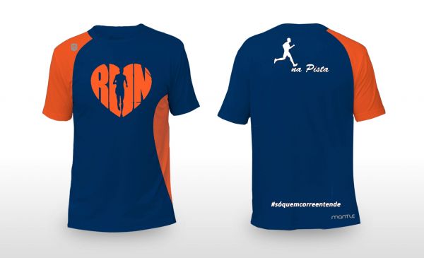 Blusa Masculina "Eu Amo Correr"