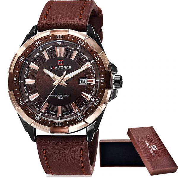 Relogio Masculino De Pulso Pulseira De Couro Esporte Origina