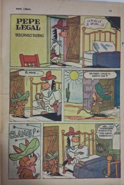 Gibi Antigo Pepe Legal 06 Hanna Barbera Cruzeiro Ano 1968