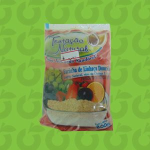 Farinha de Linhaça Dourada 200 Gramas Tentação Natural