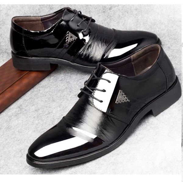 Sapato Social De Luxo Masculino Reetene Envernizado Casament