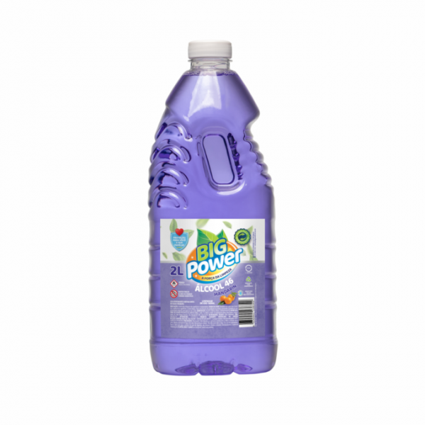 Álcool Perfumado 46º Mandarin Big Power 2 Lts