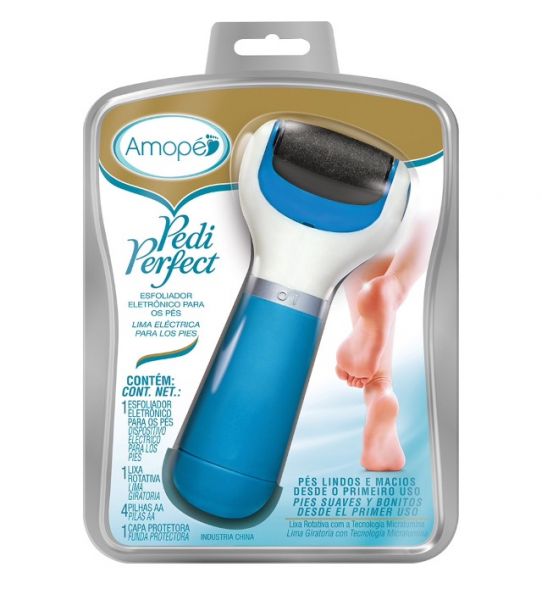 Esfoliador Eletrônico para os Pés Amopé Pedi Perfect