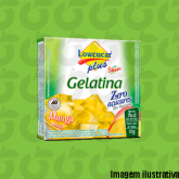 Gelatina Zero Plus Stevia Manga 10 Gramas Lowçúcar