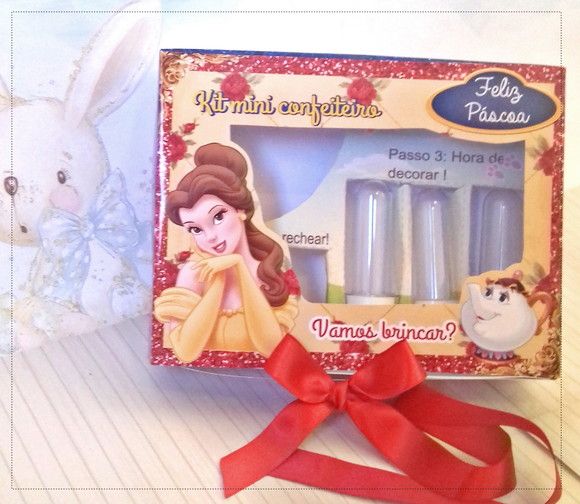 Arquivo silhouette kit mini confeiteiro Bela e a fera