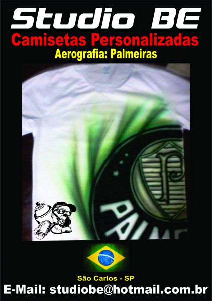Camiseta com Brasão do Palmeiras F.C