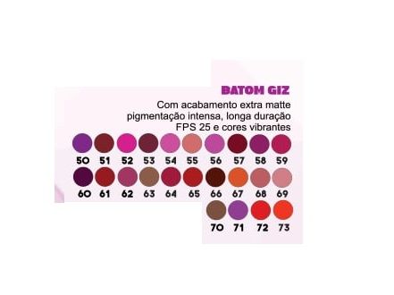 Batom Giz Mori Makeup