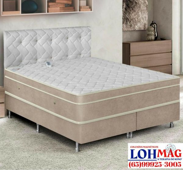 CONJUNTO LOHMAG PADRÃO  (CABECEIRA, CAMA BOX & COLCHÃO)