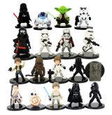 Kit Com 5 Figura Star Wars Coleção
