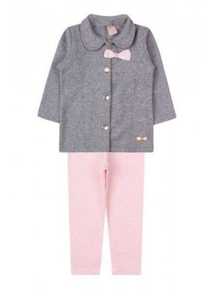 Conjunto Menina Cinza