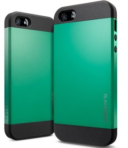 CASE SLIM ARMOR SPIGEN VERDE PARA IPHONE 4 E 4S