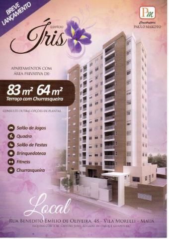 Breve Lançamento Ed.Iris - 2 e 3 dorm c suite - Guapituba - Mauá