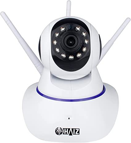 Câmera Ip 720p P2p Hd Wireless 3 Antenas Hd Wifi Hd com Visão Noturna