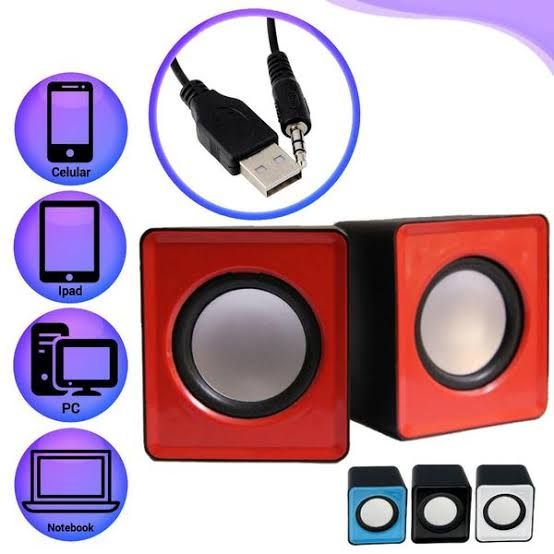 Mini Auto Falante Ideal Para Notebook MP3 M94 3w RMS KP609 - Knup