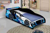 Cama Infantil Carro Drift Azul J A Moveis